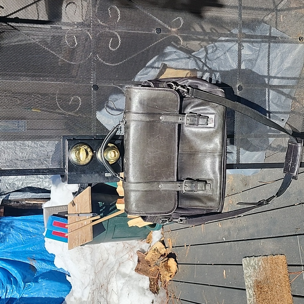 COACH black Computer/laptop Bag.